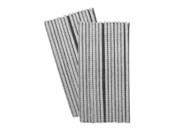 Juego de grapas y clavos para grapadora eléctrica, de acero galvanizado.