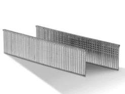 Juego de grapas y clavos para grapadora eléctrica, de acero galvanizado.