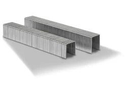 Juego de grapas y clavos para grapadora eléctrica, de acero galvanizado.