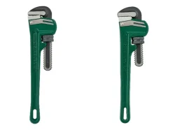 Juego de llaves para tubo, 2 piezas.