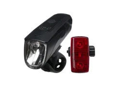 Juego de luces LED para bicicleta, 2 piezas.