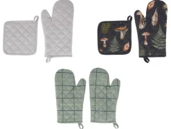 Juego de manopla de horno y agarradera / Juego de manoplas de horno, 2 piezas.