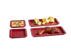 Juego de moldes de silicona para barritas / molde para pan / juego de esterillas de horno, para un efecto antiadherente máximo sin engrasar.
