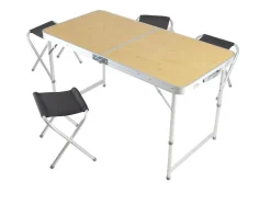 Juego de muebles de camping, 5 piezas.
