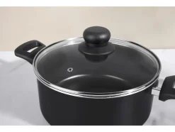 Juego de ollas de aluminio, 3 pzas.
