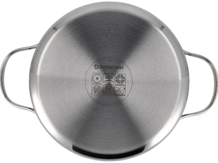 Juego de ollas, 5 piezas, acero inoxidable, Premium