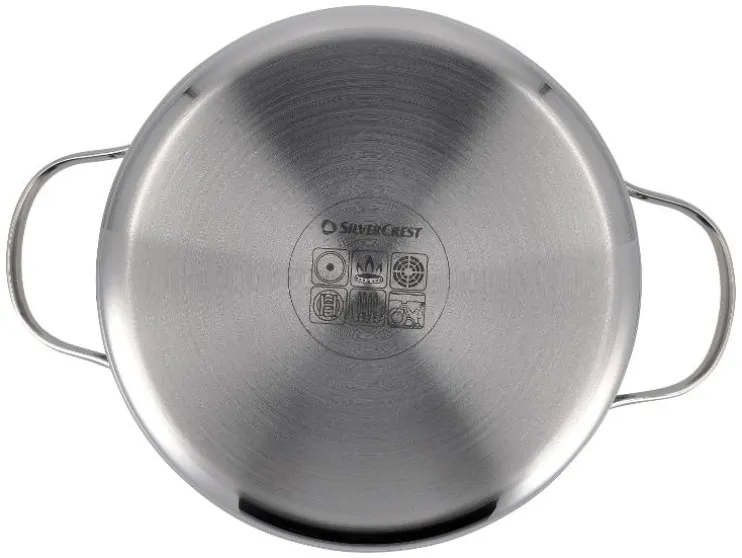 Juego de ollas, 5 piezas, acero inoxidable, Premium