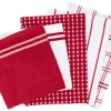Juego de paños de cocina y toallas, 5 ud.