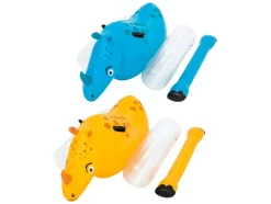 Juego de piscina Rhino Rumble™, con asas resistentes.