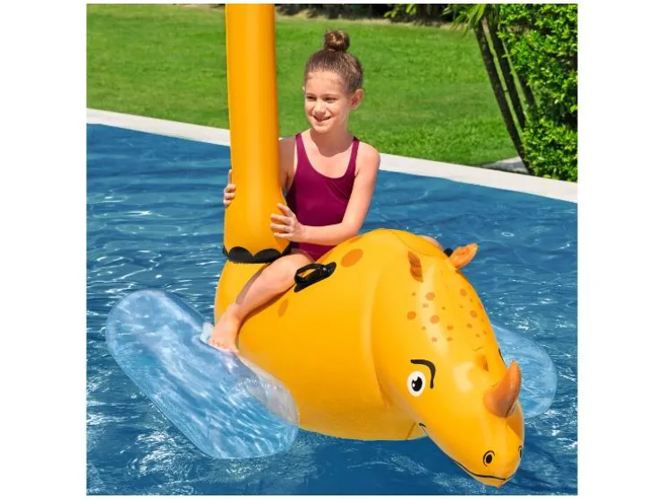Juego de piscina Rhino Rumble™, con asas resistentes.