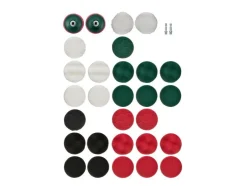 Juego de platos de pulido y esponjas