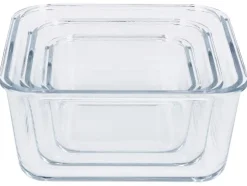 Juego de recipientes de vidrio para alimentos