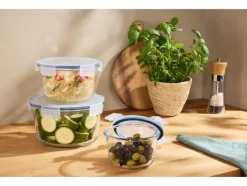 Juego de recipientes de vidrio para alimentos