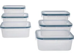Juego de recipientes herméticos, 6 unidades.
