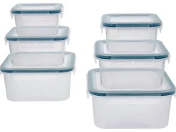 Juego de recipientes herméticos, 6 unidades.