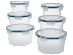 Juego de recipientes herméticos, 6 unidades.