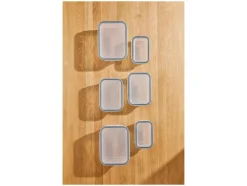 Juego de recipientes herméticos, 6 unidades.