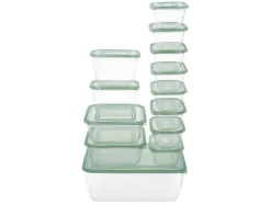 Juego de recipientes herméticos, 13 piezas.