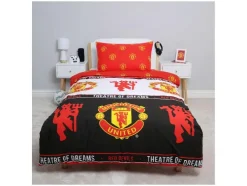 Juego de ropa de cama, Real Madrid / Arsenal / Manchester United / FC Barcelona, 150 x 220 cm.
