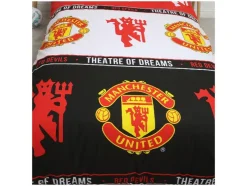 Juego de ropa de cama, Real Madrid / Arsenal / Manchester United / FC Barcelona, 150 x 220 cm.