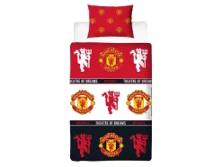 Juego de ropa de cama, Real Madrid / Arsenal / Manchester United / FC Barcelona, 150 x 220 cm.