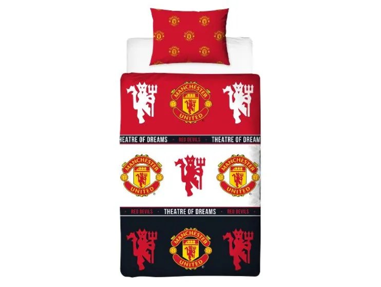 Juego de ropa de cama, Real Madrid / Arsenal / Manchester United / FC Barcelona, 150 x 220 cm.