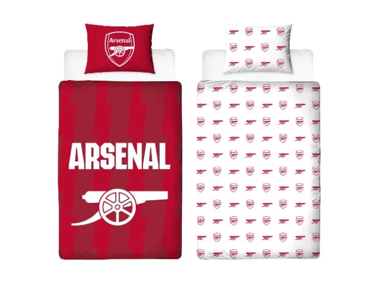 Juego de ropa de cama, Real Madrid / Arsenal / Manchester United / FC Barcelona, 150 x 220 cm.