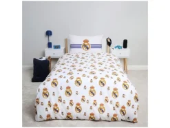 Juego de ropa de cama, Real Madrid / Arsenal / Manchester United / FC Barcelona, 150 x 220 cm.