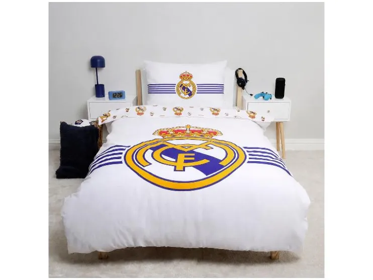 Juego de ropa de cama, Real Madrid / Arsenal / Manchester United / FC Barcelona, 150 x 220 cm.