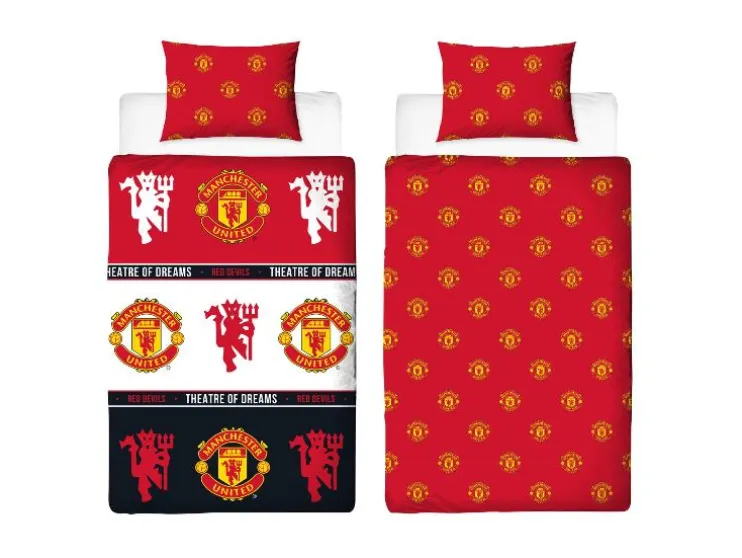 Juego de ropa de cama, Real Madrid / Arsenal / Manchester United / FC Barcelona, 150 x 220 cm.