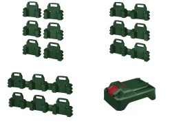 Juego de soportes de pared para baterías / Soporte de pared para atornillador inalámbrico