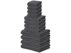 Juego de toallas de rizo, 12 piezas.