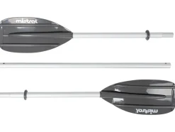 Kayak de nailon, sistema de 3 cámaras de aire, con 2 remos dobles.