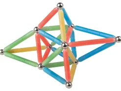Kit de construcción magnético brillante, 56 piezas / Kit de construcción magnético colorido, 60 piezas