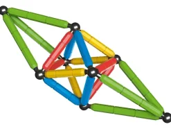 Kit de construcción magnético brillante, 56 piezas / Kit de construcción magnético colorido, 60 piezas