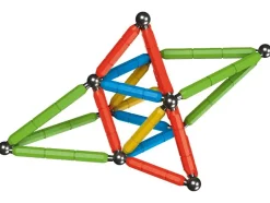 Kit de construcción magnético brillante, 56 piezas / Kit de construcción magnético colorido, 60 piezas