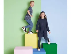 Leggings para niña, 2 unidades, alto contenido de algodón.