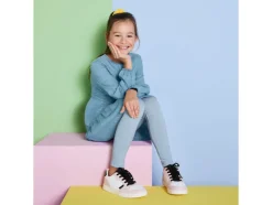 Leggings para niña, 2 unidades, alto contenido de algodón.