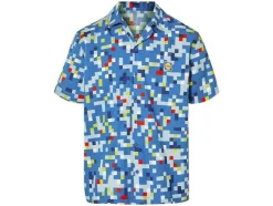 Lidl Camisa casual de hombre, con botonadura completa.