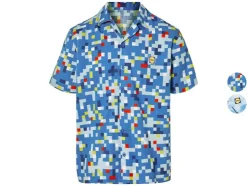 Lidl Camisa casual de hombre, con botonadura completa.