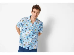 Lidl Camisa casual de hombre, con botonadura completa.