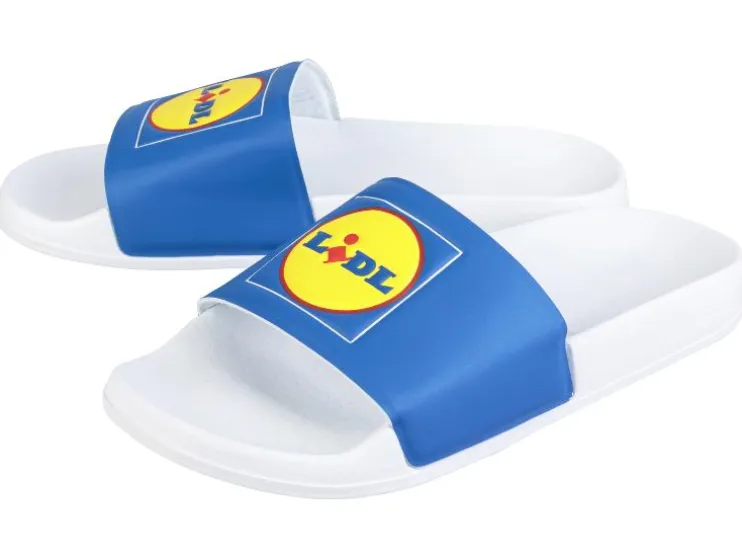 Lidl Chancla de baño para mujer con suela ligera
