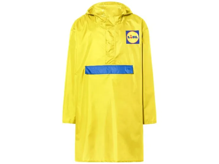 Lidl Poncho de lluvia para hombre / mujer, resistente al viento y al agua.