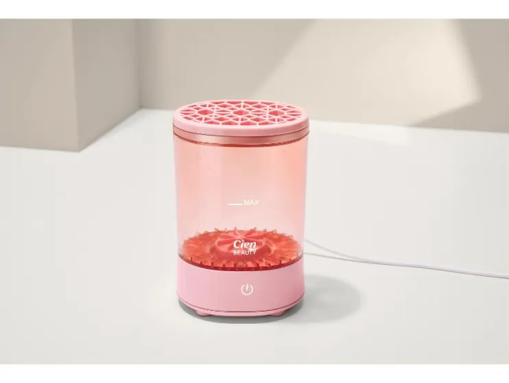 Limpiador eléctrico de brochas de maquillaje