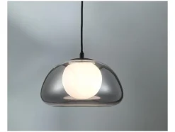 Lámpara colgante LED, pantalla de cristal de alta calidad.