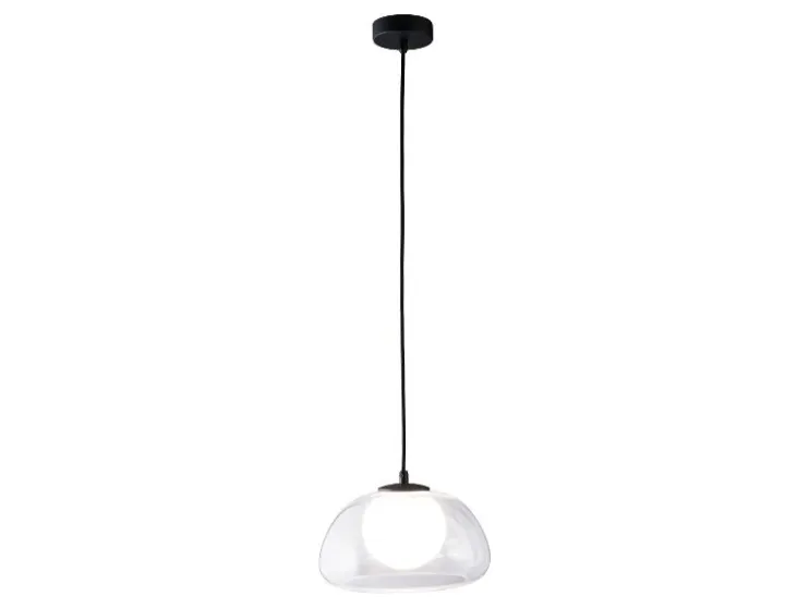 Lámpara colgante LED, pantalla de cristal de alta calidad.