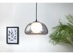 Lámpara colgante LED, pantalla de cristal de alta calidad.