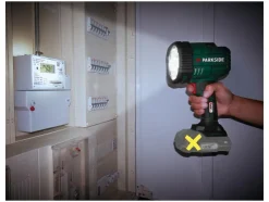 Lámpara de mano LED recargable de 20 V »PHLA 20-Li A1«, sin batería ni cargador.