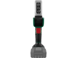Lámpara de mano LED recargable de 20V »PLHLA 20 Li A1« y lámpara de mano LED recargable de 20V »PLHLA 20-Li C1«, sin batería ni cargador.
