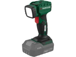 Lámpara de mano LED recargable de 20V »PLHLA 20 Li A1« y lámpara de mano LED recargable de 20V »PLHLA 20-Li C1«, sin batería ni cargador.